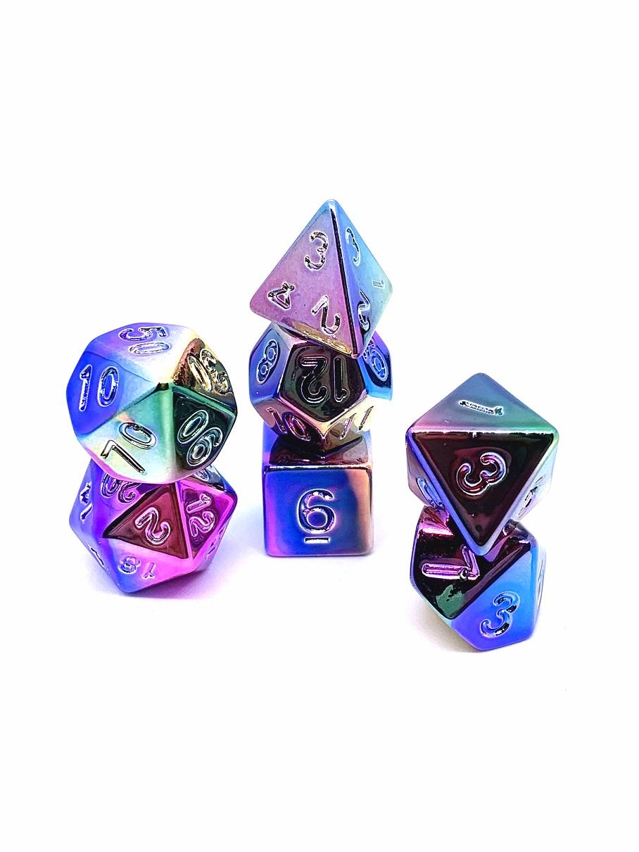 Würfelset: Shiny Rainbow (7)