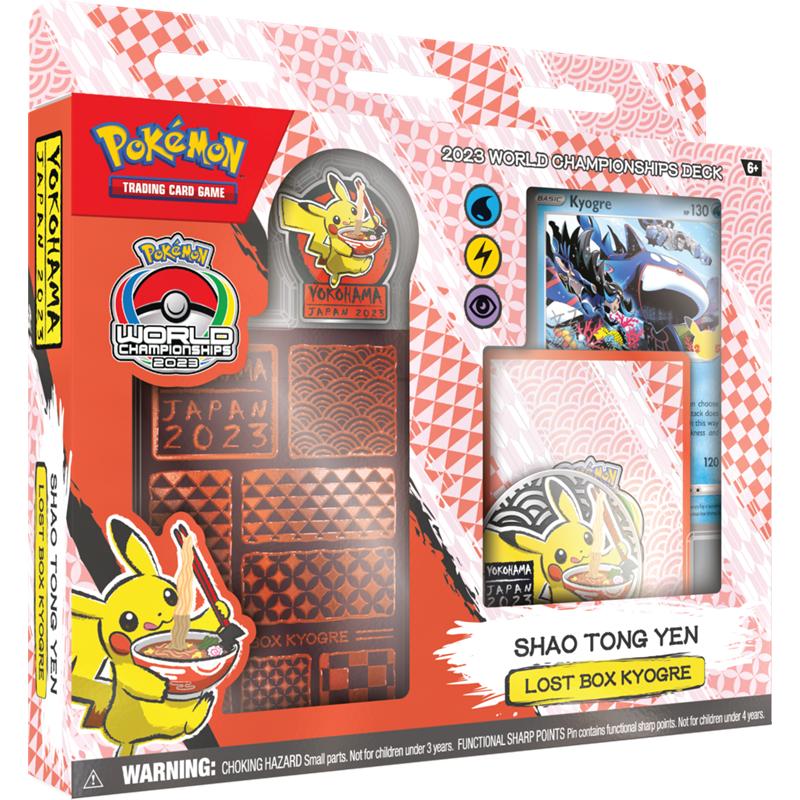 Pokemon 2023 World Championship Deck - Shao Tong Yen Lost Box Kyogre EN
