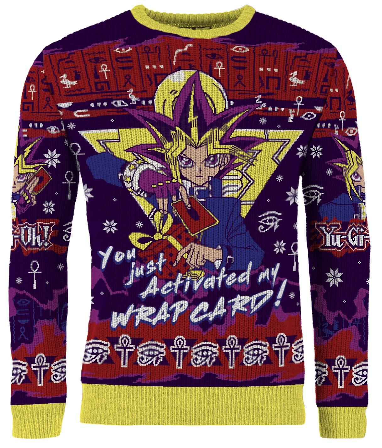 Yu-Gi-Oh! You Just Activated My Wrap Card! Christmas Jumper - Größe: XXL