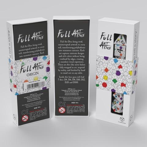 Q Workshop - Full Art Dice Set: Origin