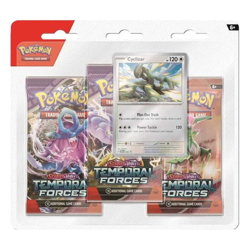 PKM Scarlet & Violet 05 3-Pack Blister Cyclizar B EN