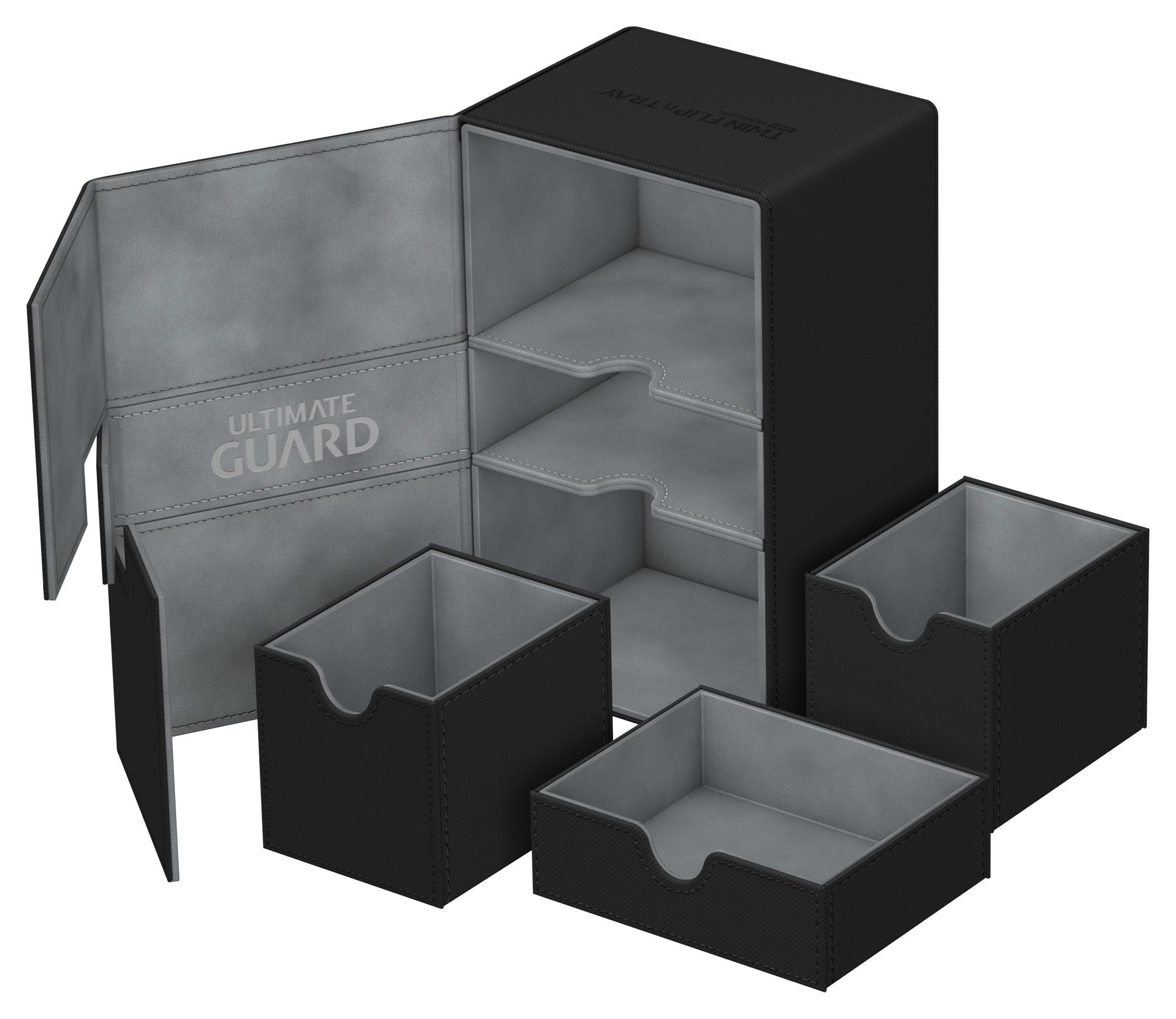Twin Flip'n'Tray Deck Case 160+ Standard Size XenoSkin Black B-Ware