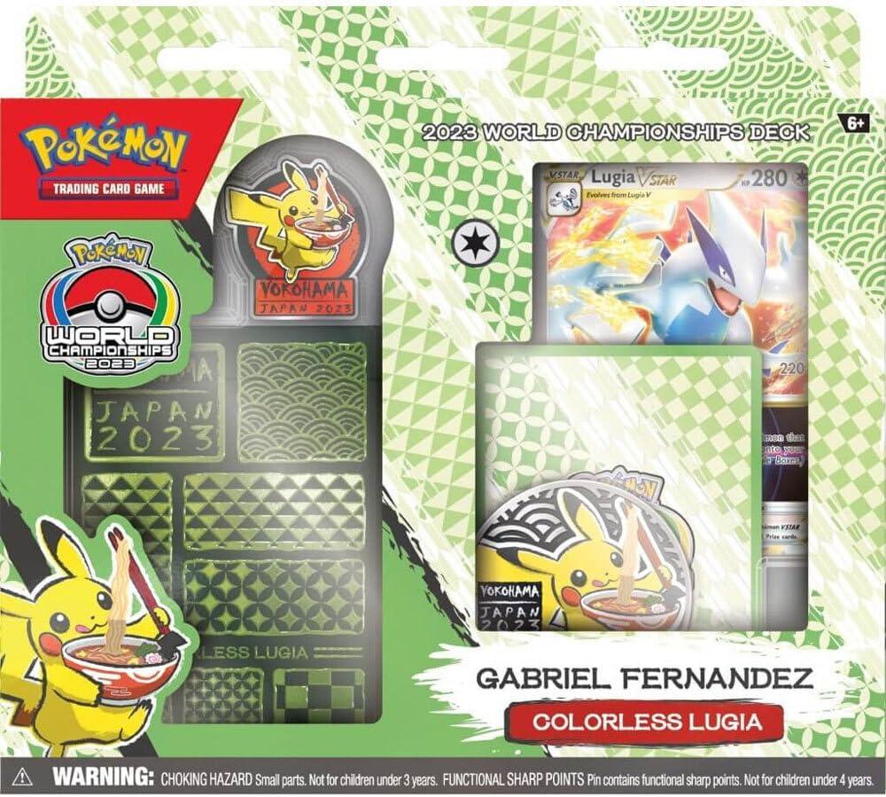 Pokemon 2023 World Championship Deck - Gabriel Fernandez Colorless Lugia EN
