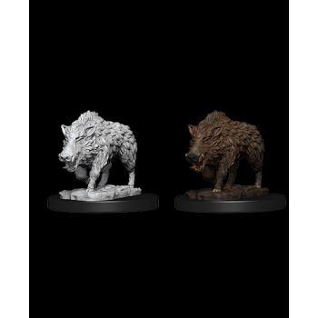 WizKids Deep Cuts Unpainted Miniatures: W7 Wild Boar