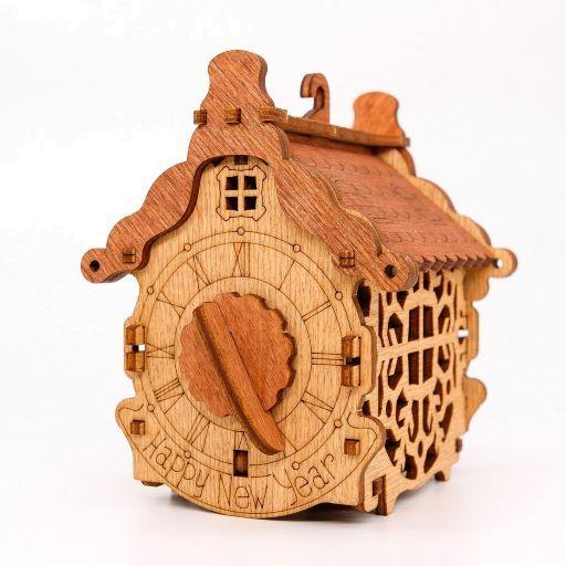 Happy New Year Box - Bausatz aus Holz