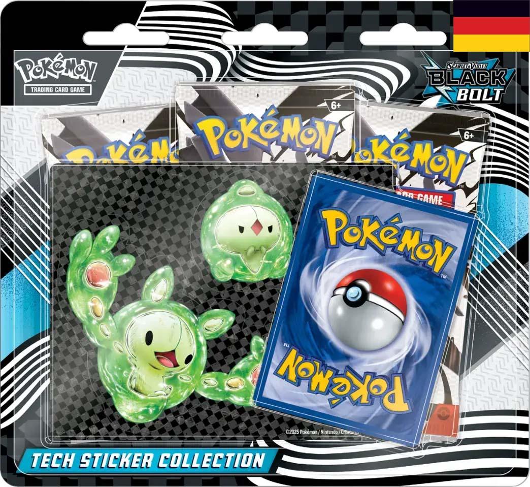 Pokémon Karmesin & Purpur 10.5 Tech Sticker Kollektion Weiße Flammen Morbitesse DE