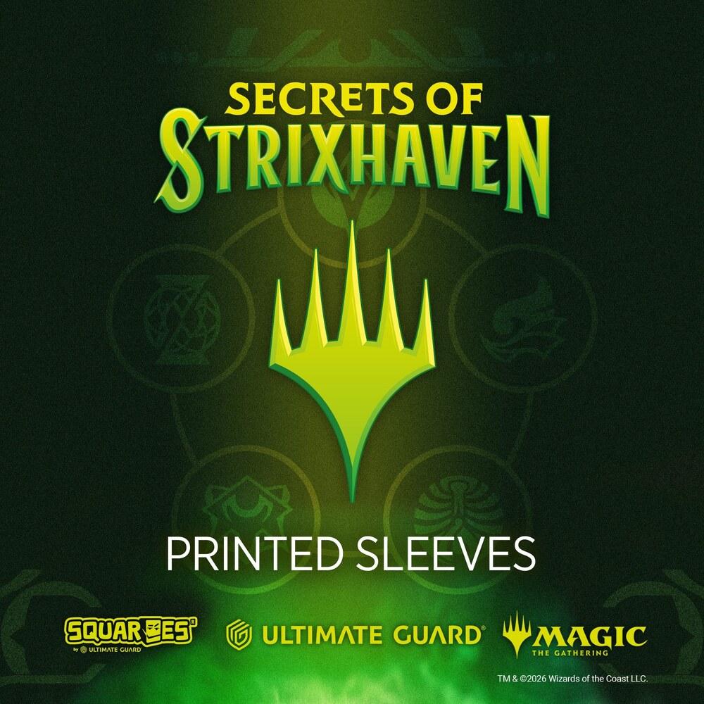 Ultimate Guard Secrets of Strixhaven - Art Sleeves Green Rare (Alternate Art)