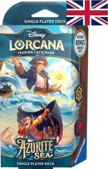 Disney Lorcana - Azurite Sea: Starter Deck Amber and Ruby EN