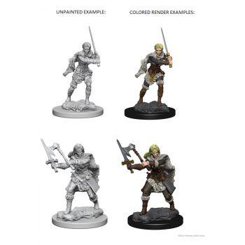 Dungeons & Dragons Nolzur's Marvelous Unpainted Miniatures: W1 Human Female Barbarian
