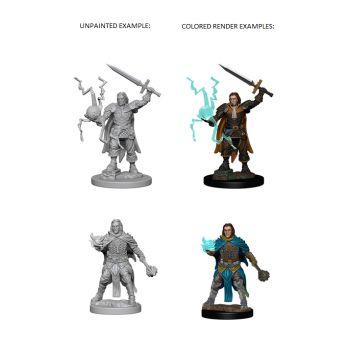 Pathfinder Deep Cuts Unpainted Miniatures: W1 Human Male Cleric