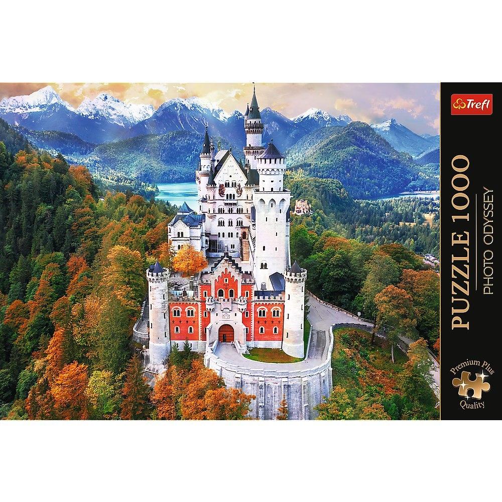 Puzzle 1000 - Photo Odyssey - Schloss Neuschwanstein,  Deutschland (Premium Plus)