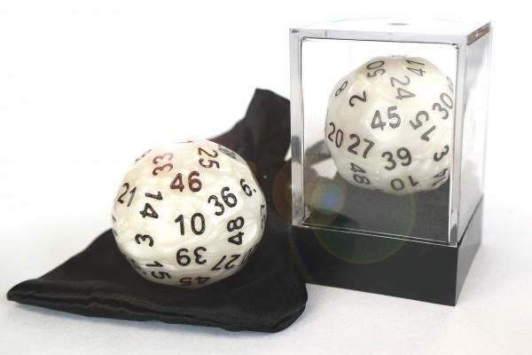 Dice-Up D50 in Acrylbox + Satinbag - Perlmutt