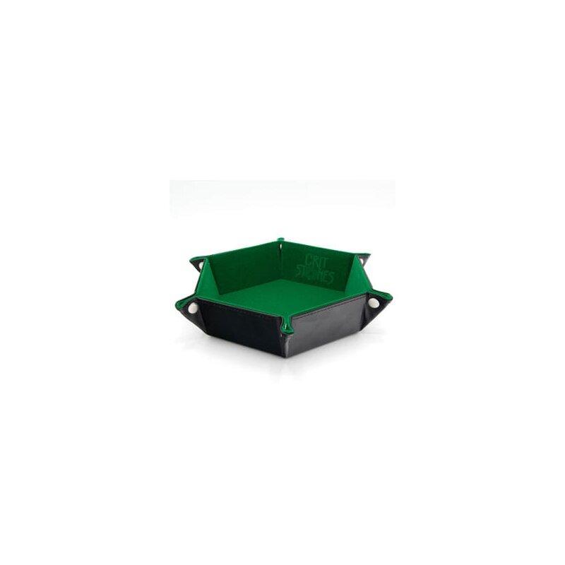 CritStones Foldable Dice Tray - Green