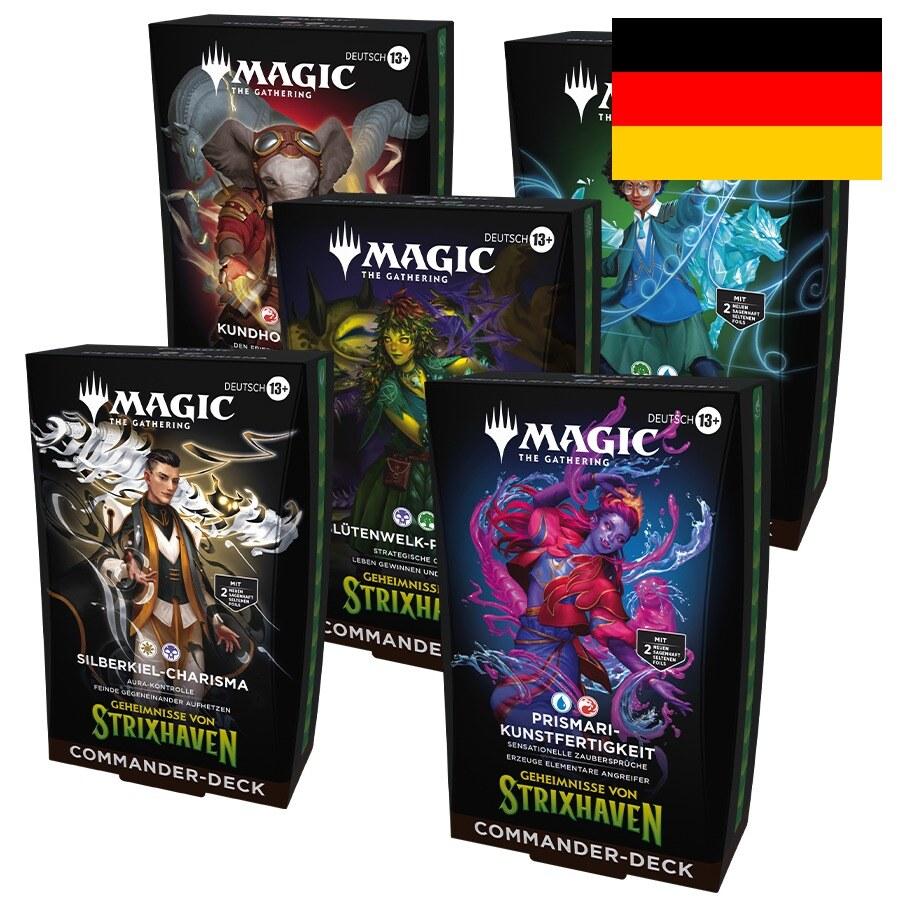 MTG - Geheimnisse von Strixhaven: Commander Deck Display (5) DE