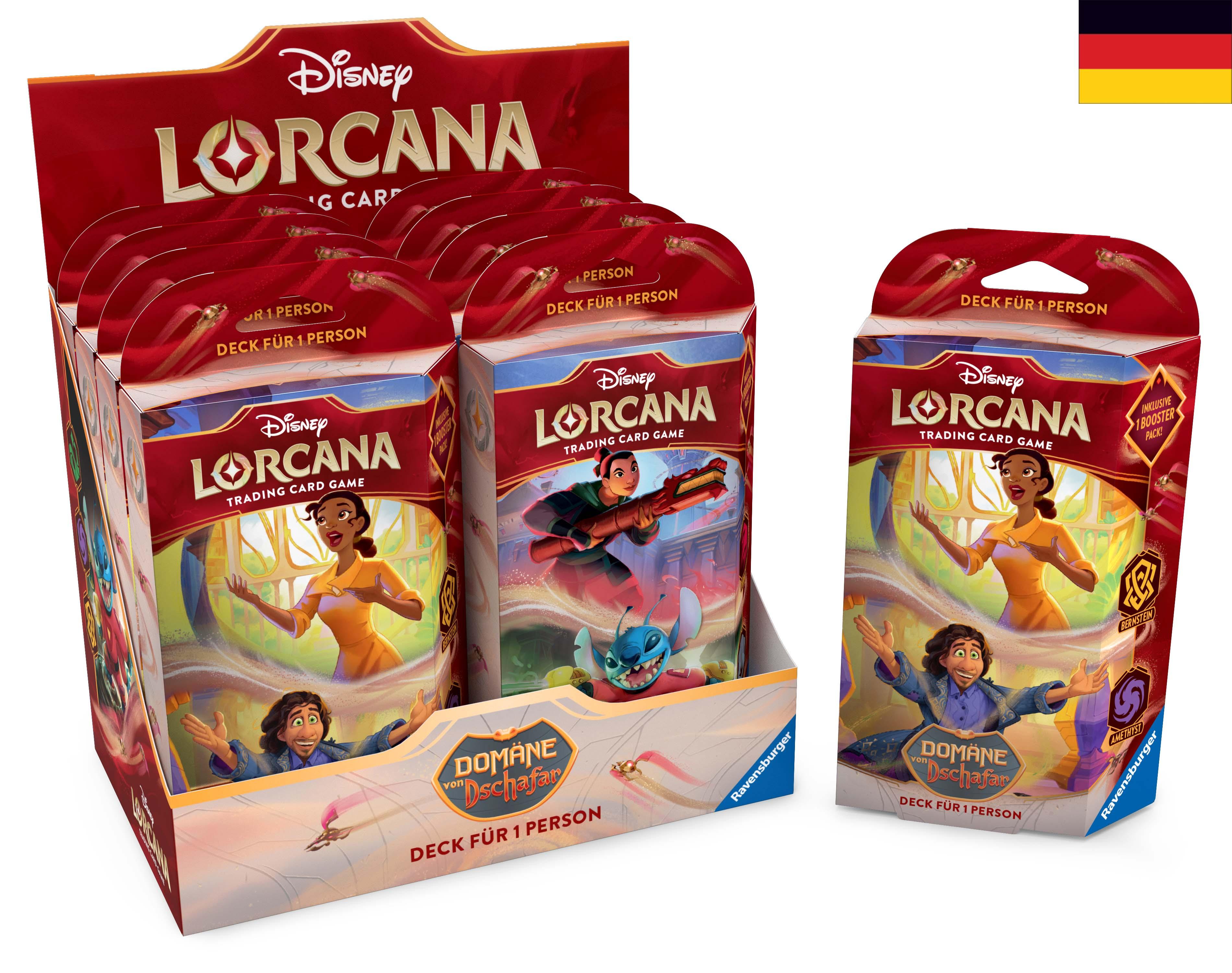 Disney Lorcana - Domäne von Dschafar: Starter Display (8) DE