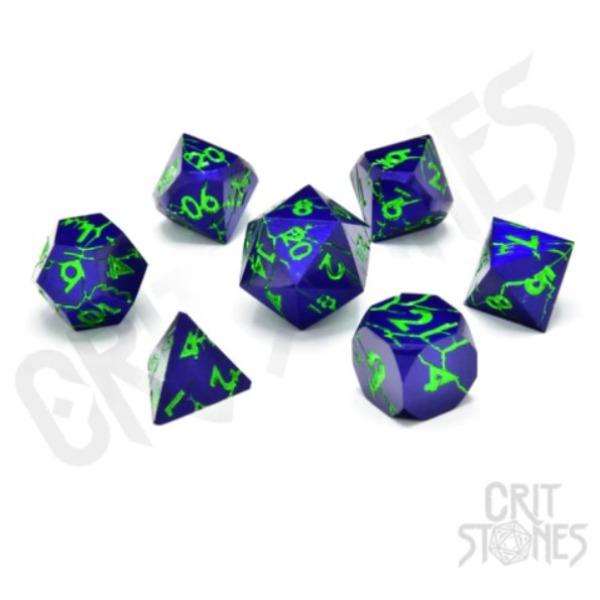 Crazed Enigma Metal RPG Dice Set