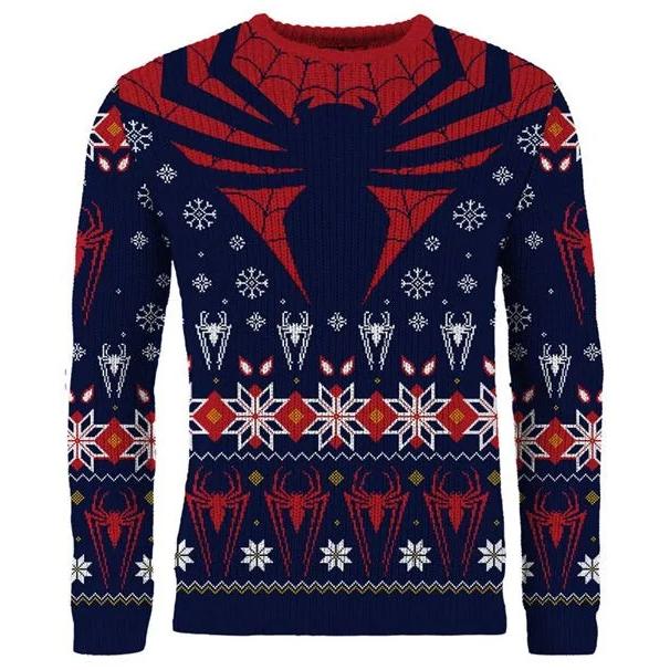 Spider-Man Christmas Jumper - Größe: XL