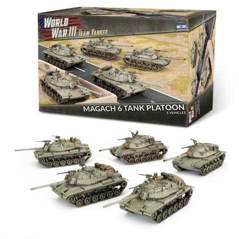 WW3: Magach 6 (Blazer) Platoon (WWIII x5 Plastic)