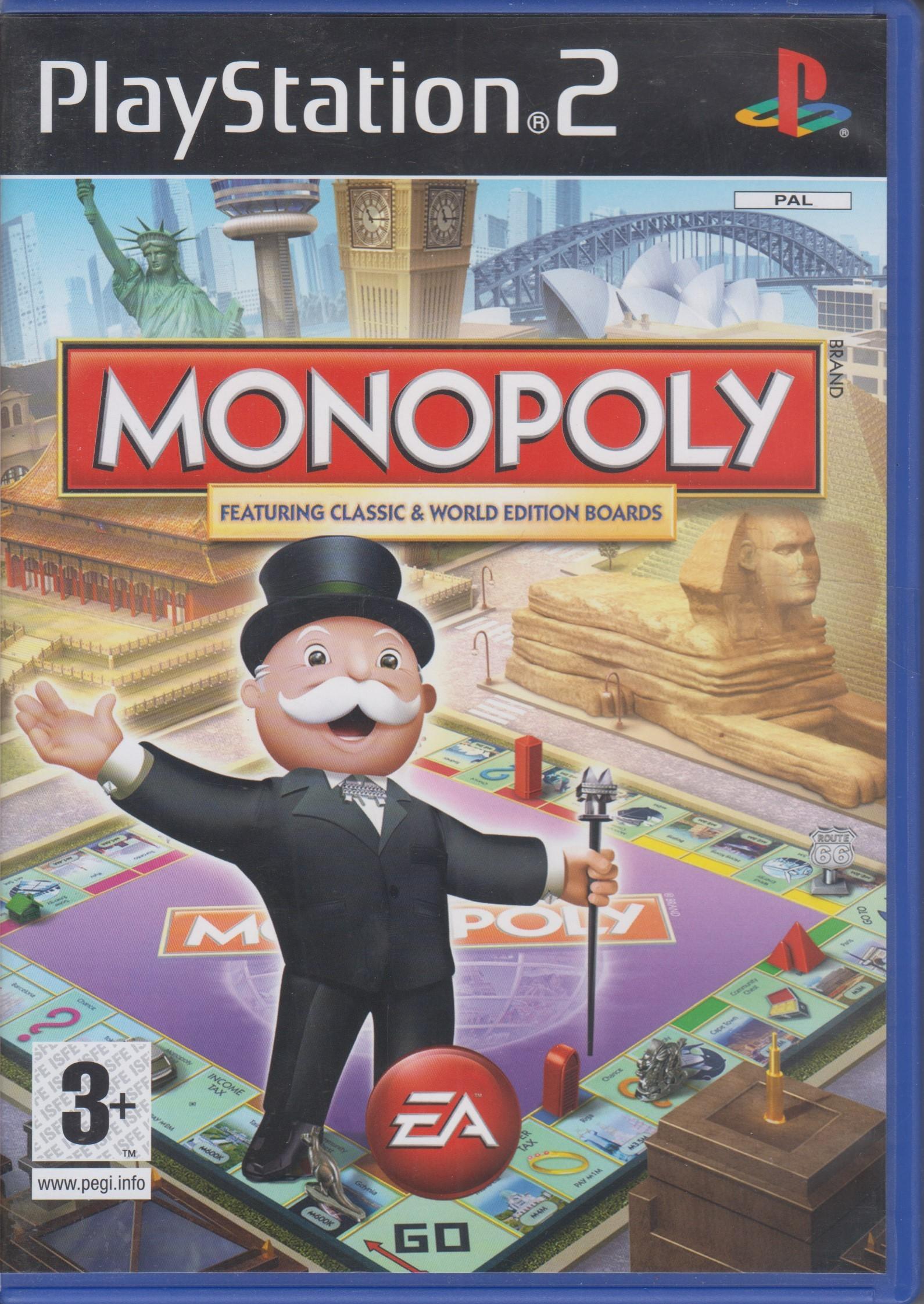 Monopoly feat. Classic & World Edition Boards (Playstation 2, gebraucht)