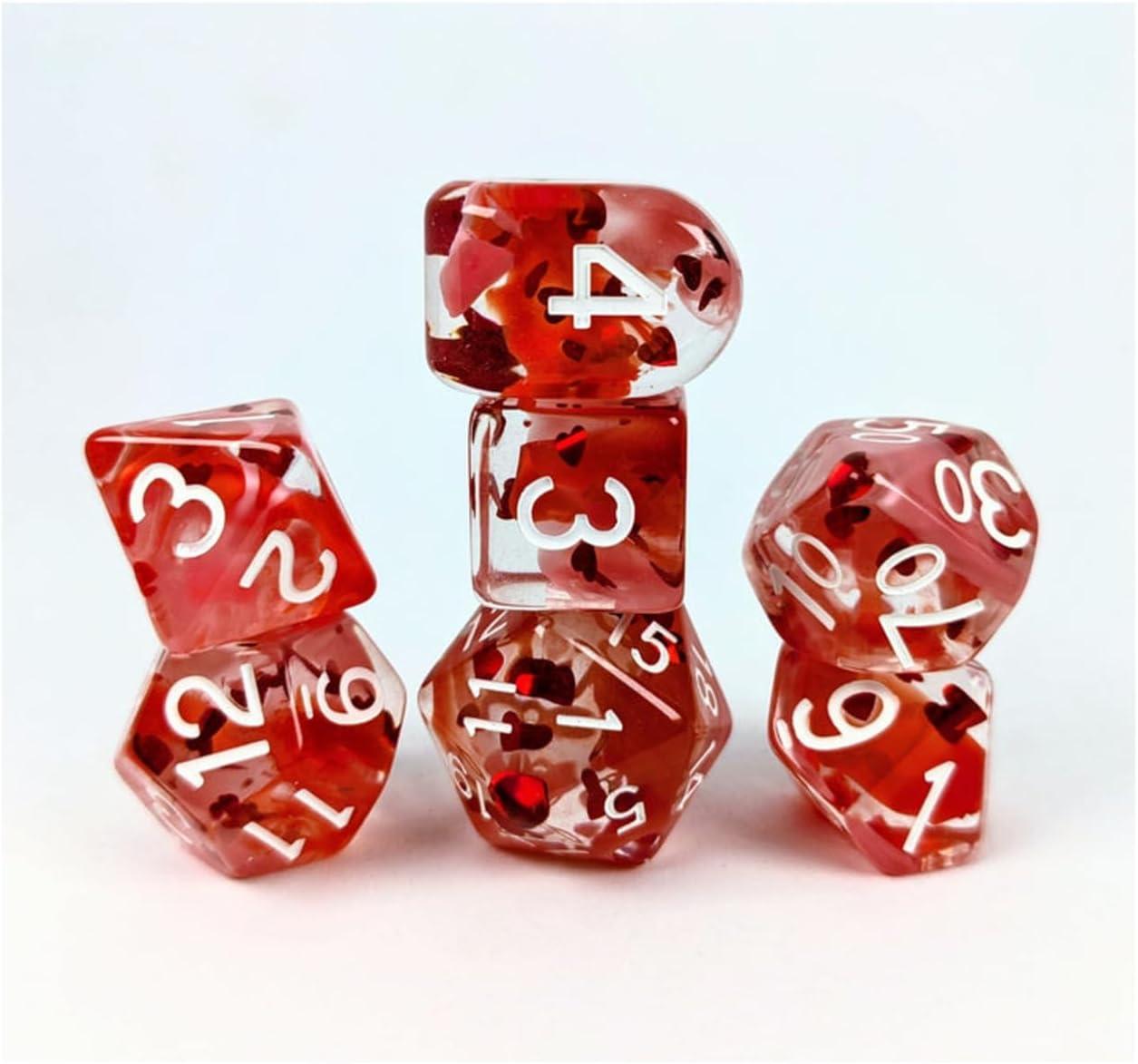 Polyhedral Dice with Arch D4 Love Struck with Symbols (7)