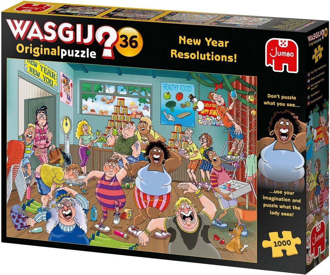 Puzzle: Wasgij Original 36: Gute Vorsätze fürs neue Jahr (1000 Teile)