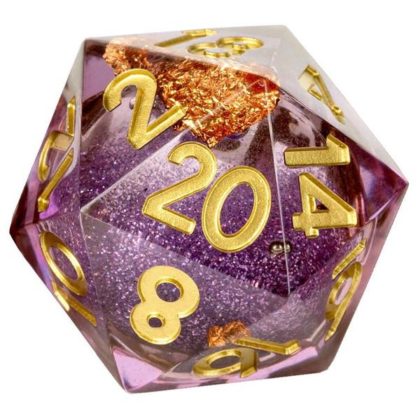 D20 Elixir Liquid Core Dice Aether Abstract