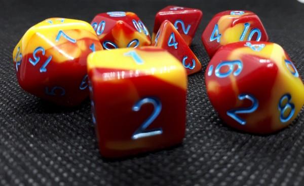 Würfelset Blended: Red Joker (7)