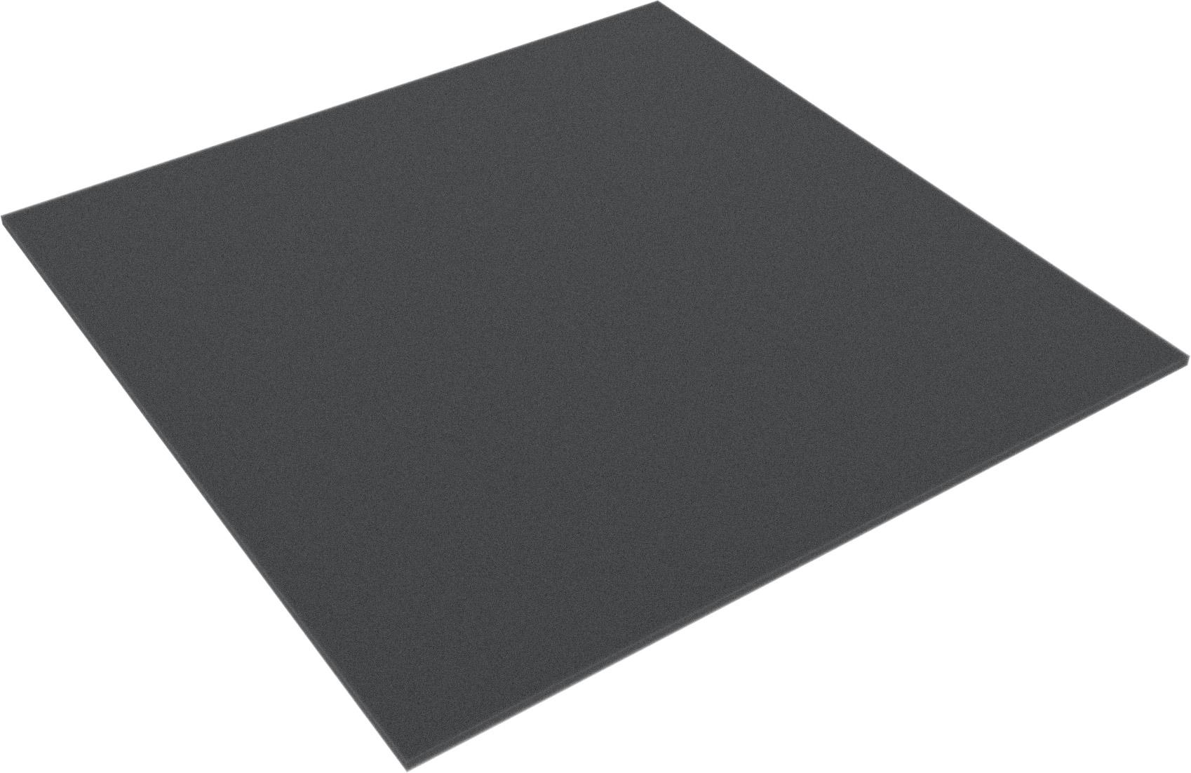255 mm x 255 mm x 4 mm foam base / foam topper