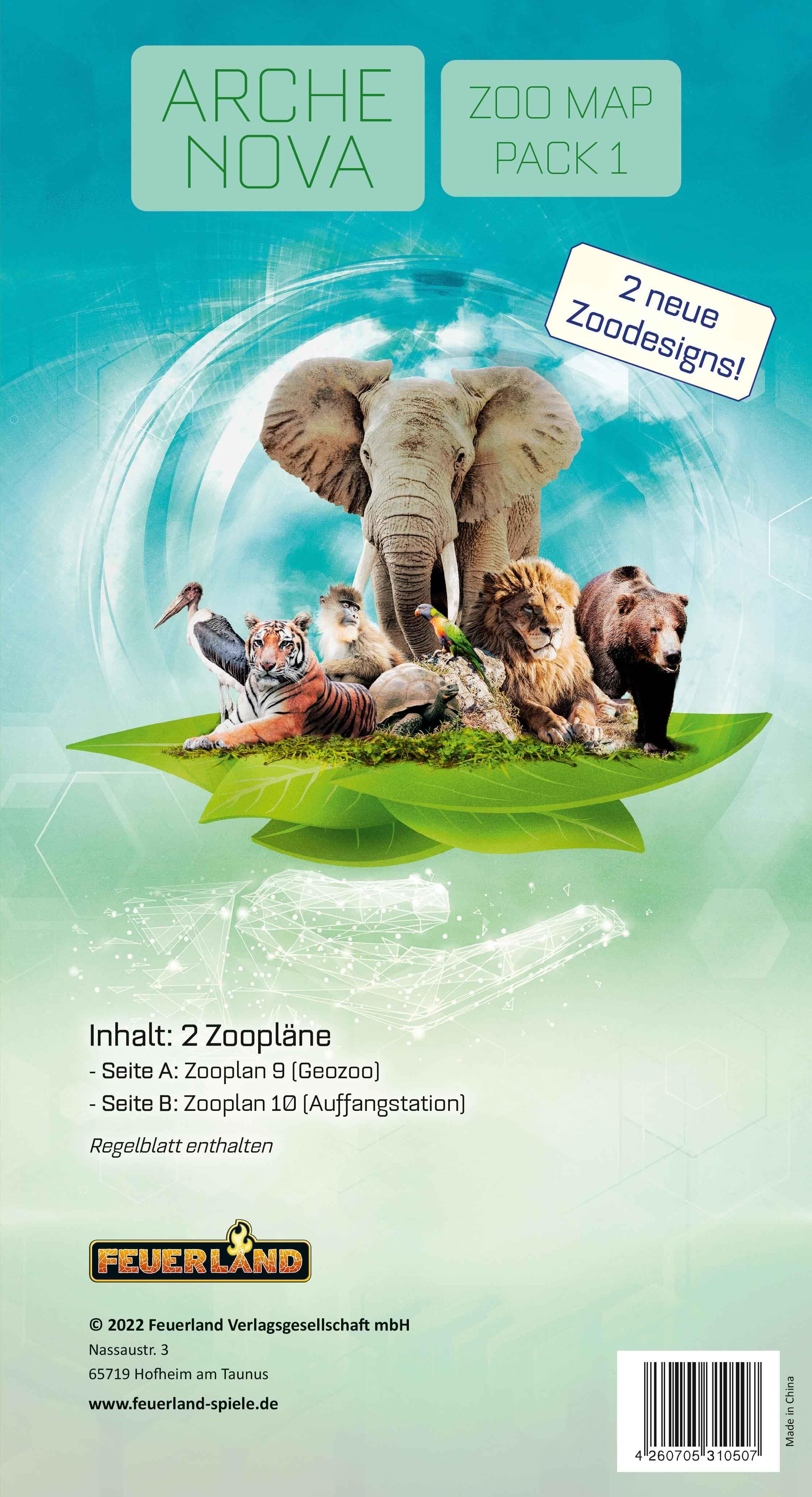 Arche Nova: Zoo Map Pack 1 DE