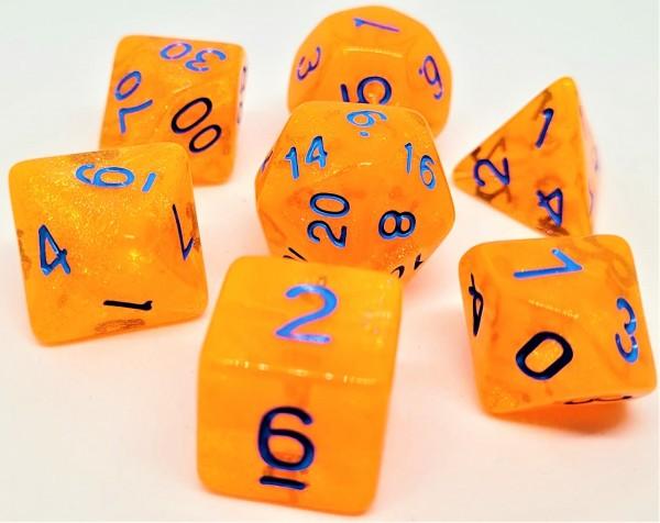 Würfelset Galaxy: Pumpkin (7)