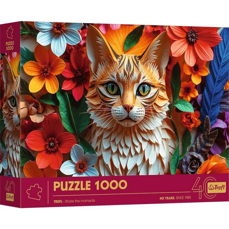 Puzzle 1000 - Jubiläum - Katze (Premium Plus)