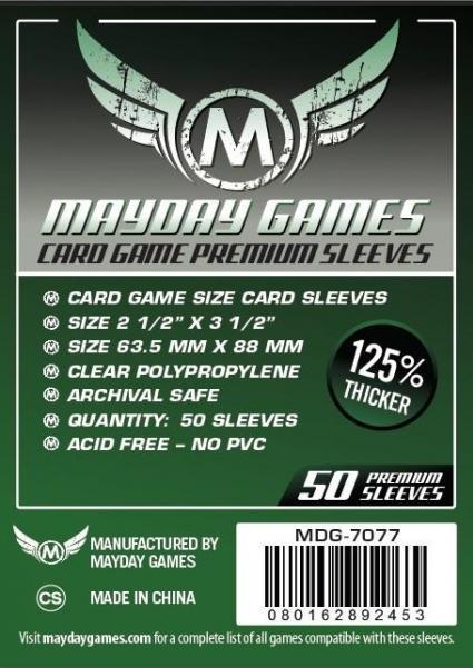 Dark Green Label Premium Card Game Sleeves 50 Pack 63,5x88mm
