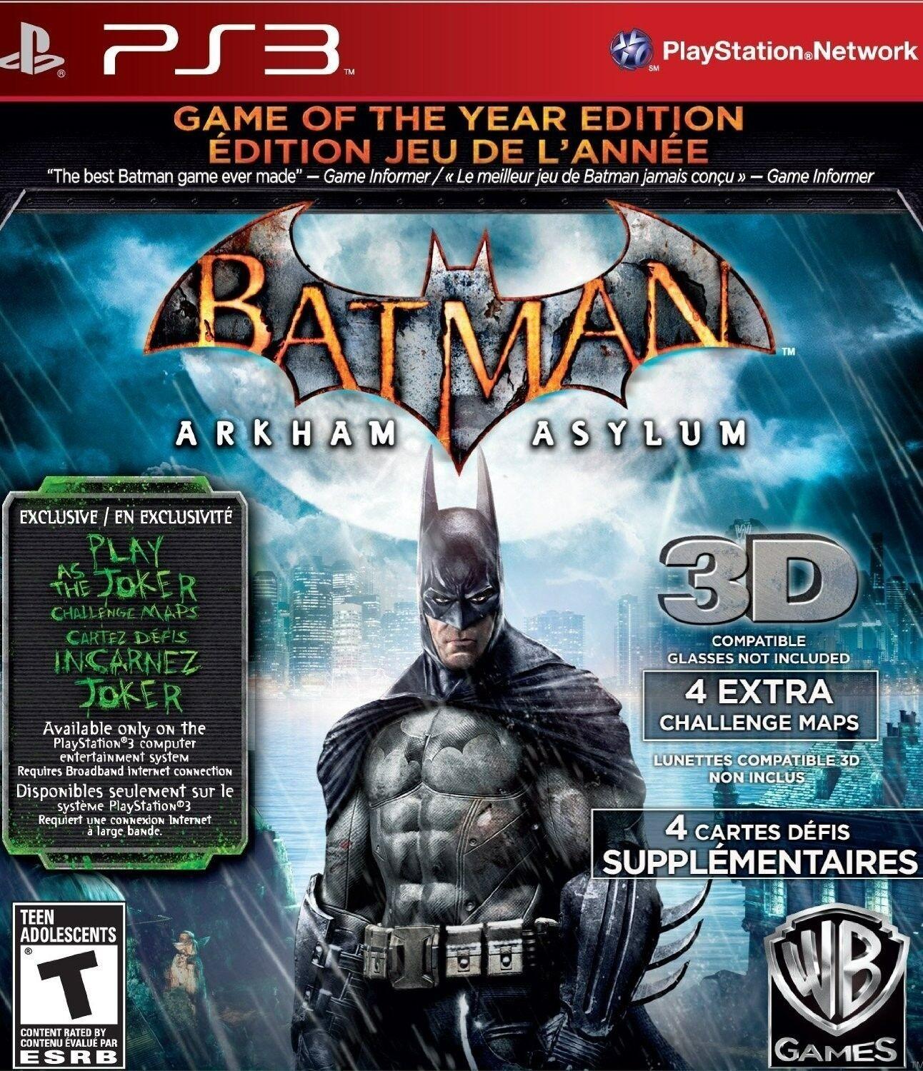 Batman: Arkham Asylum - Greatest Hits (Sony PlayStation 3, gebraucht) **