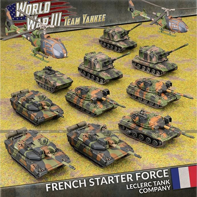Team Yankee French Leclerc Tank Company Starter Force